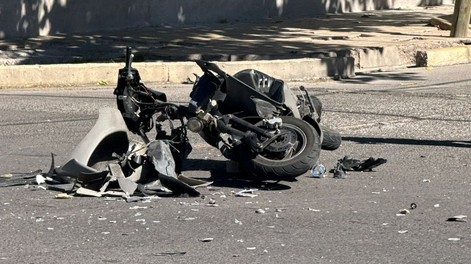 El violento impacto tuvo lugar en calle Mendoza y Colombia, en Capital.&nbsp;