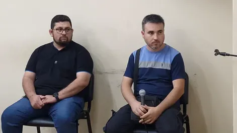 Mercado y Robles, los dos involucrados en la presunta estafa.