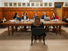 Los cinco titulares del Consejo de la Magistratura de San Juan.-
