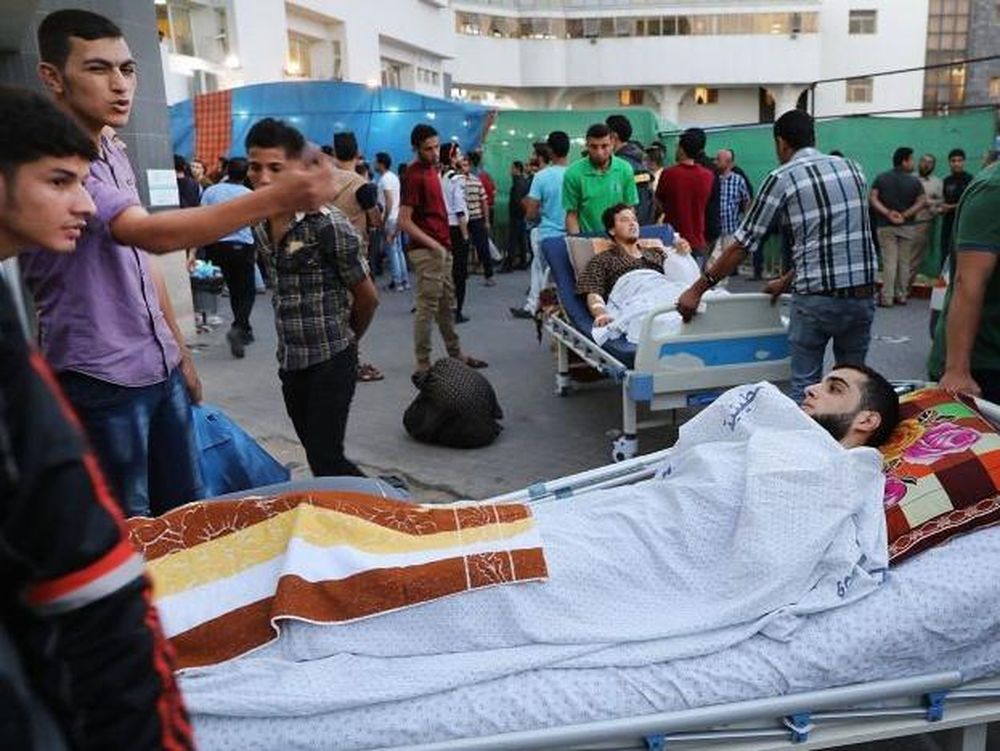 Heridos llenan los pasillos de hospitales