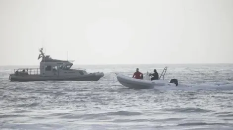 Búsqueda del joven sanjuanino en La Serena. FOTO: Lautaro Carmona