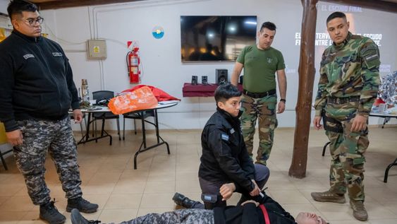 Personal del Servicio Penitenciario Provincial se capacitó en Medicina Táctica.