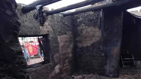 Incendio en La Bebida.-