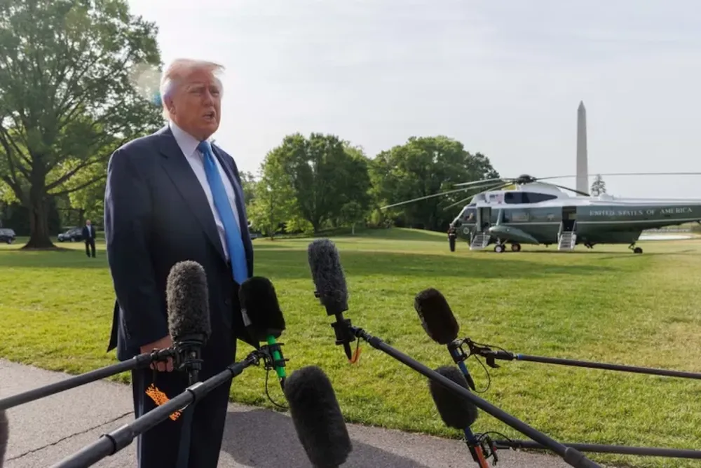 Donald Trump dijo que no descarta una guerra con Nicolás Maduro