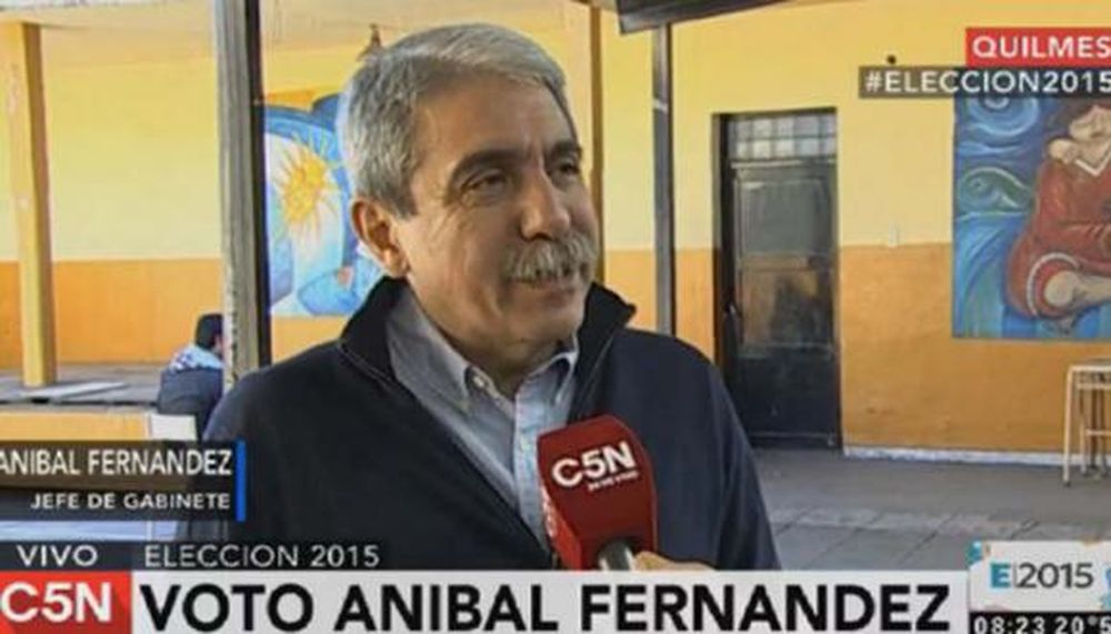Aníbal Fernández: “La sociedad no quiere volver para atrás”