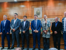El gobernador Marcelo Orrego presentó el Desafío Ruta 40. El gobernador Marcelo Orrego presentó el Desafío Ruta 40.
