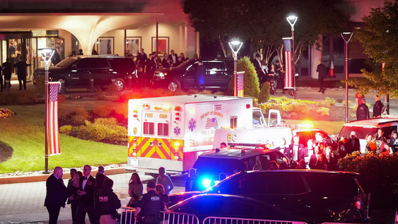 tension en eeuu: donald trump dijo que todo esta bajo control en la cena que termino con tiroteo, evacuados y un detenido