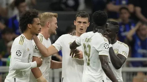 Bayern Múnich mostró su poderío en Italia al ganarle 2-0 al Inter de Lautaro Martínez