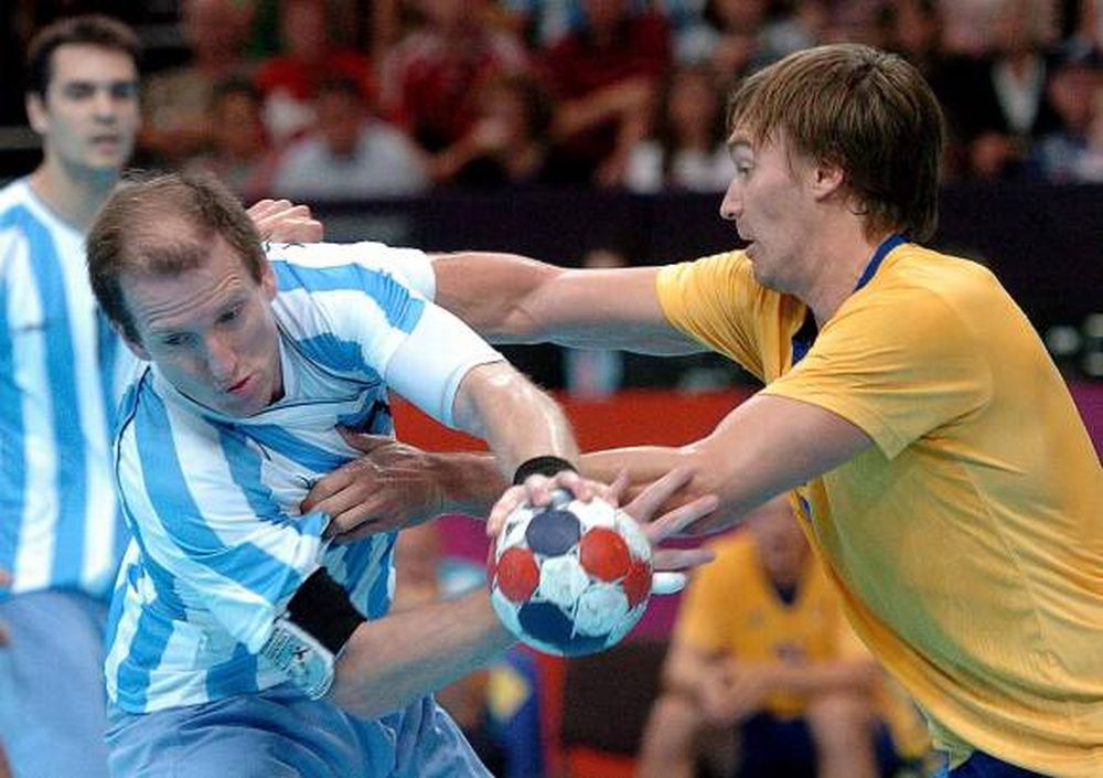Handbol: Argentina perdió ante Suecia en un duro partido