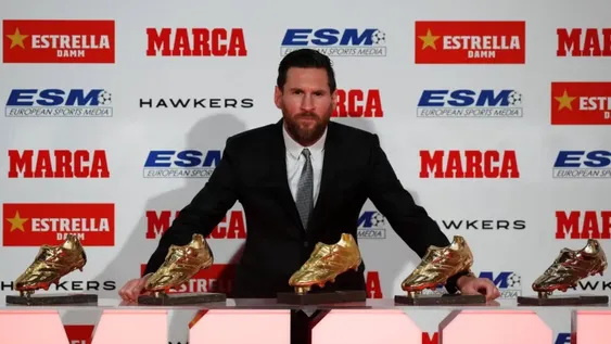 Messi recibió su quinta Bota de Oro