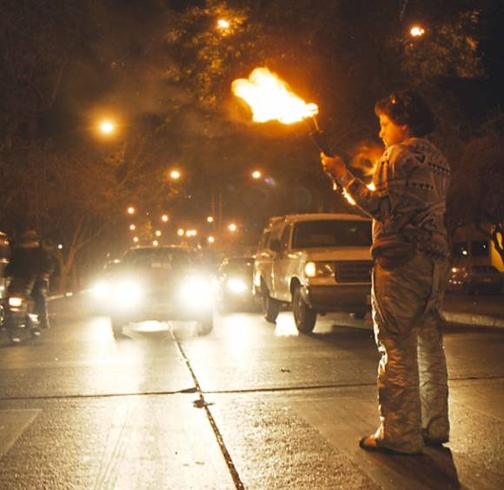 Hay polémica con los  malabaristas de la calle