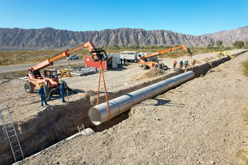 Obra del Acueducto.-