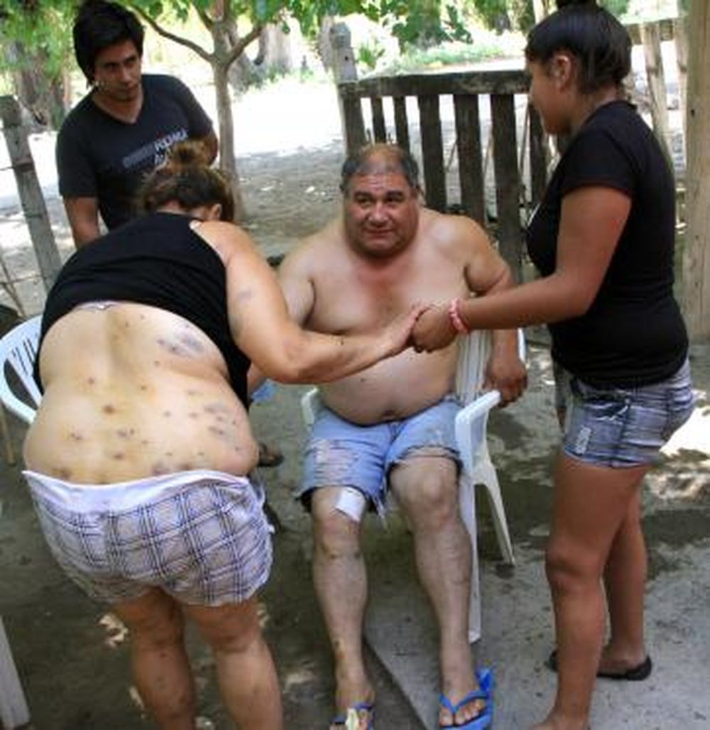 Ebrio, casi mató a tiros a un comerciante y su familia