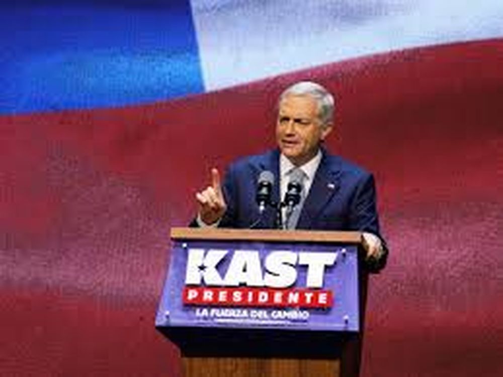 José Antonio Kast Rist es el presidente electo de la República de Chile.