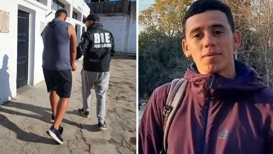 Laureano Quiroga Martínez (izquierda) terminó detenido 10 días después. La víctima (derecha) puede perder la visión de un ojo.