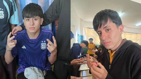 Uriel Ríos era estudiante del quinto año del Colegio Santa Teresita del Niño Jesús de Rawson.&nbsp;