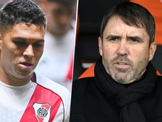Juanfer Quintero empezó a despedirse de River