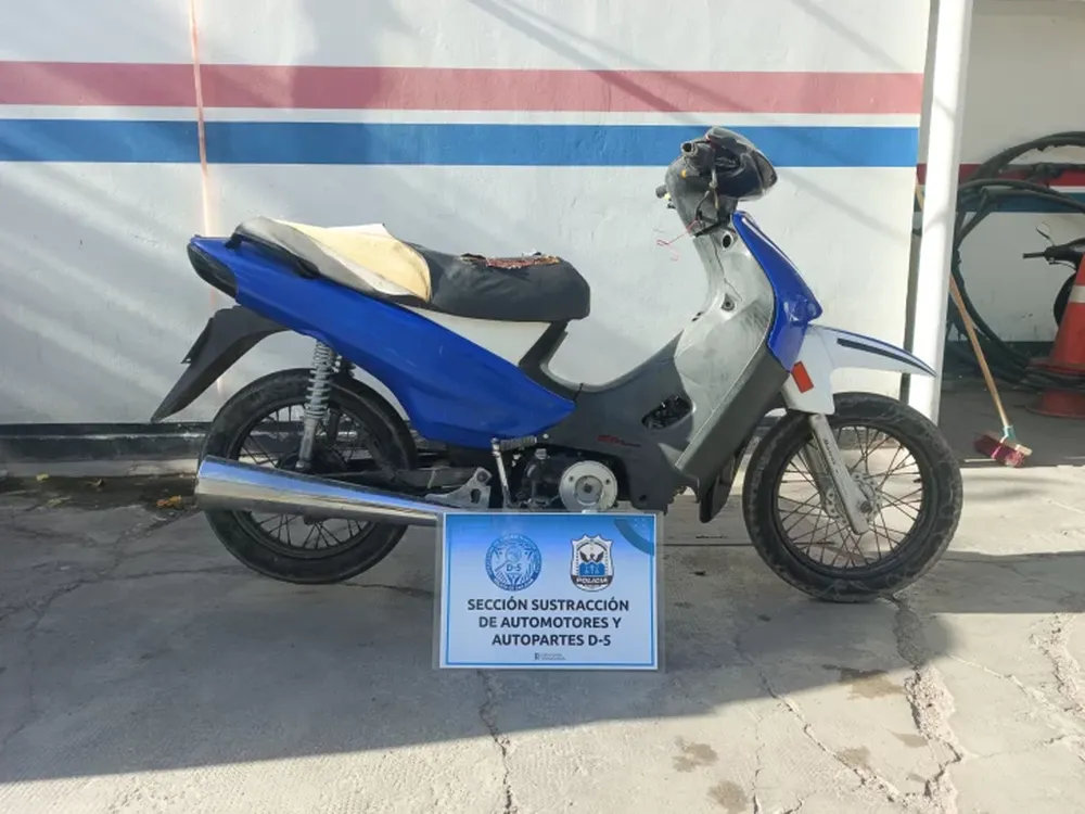 Un joven de 19 años fue detenido en Rawson a bordo de una moto con motor adulterado