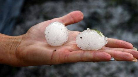Una fuerte granizada afectó vastas zonas productivas del este de Mendoza