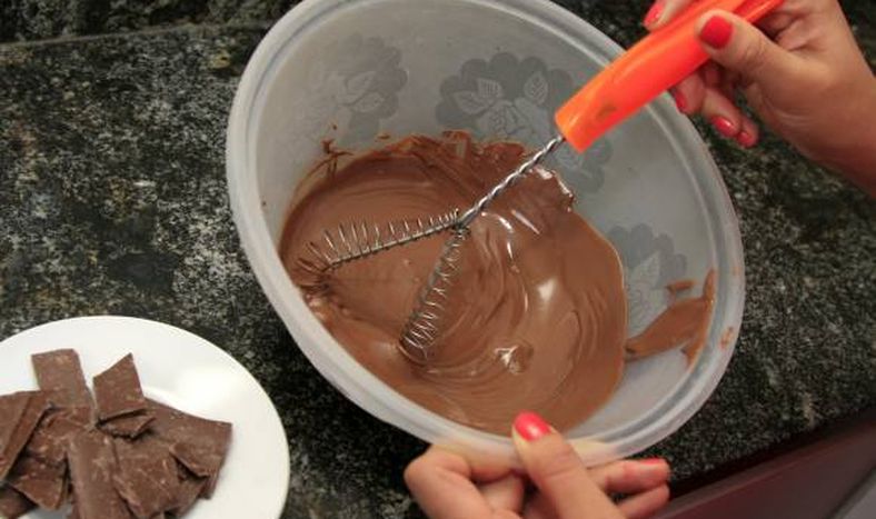 Tiempo de huevos de chocolate