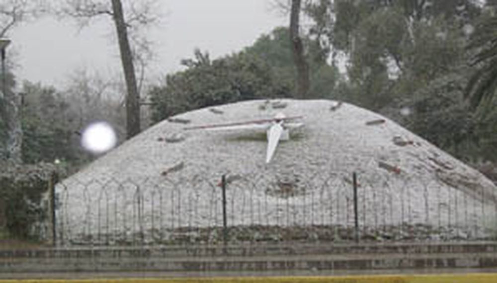 Nevó en Capital y el Gran San Juan