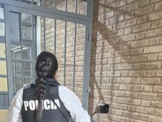secuestraron una motocicleta con el motor limado y el cuadro adulterado