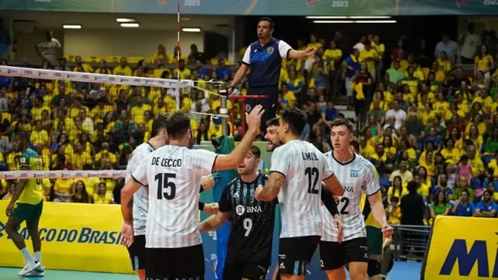 Con presencia sanjuanina, la selección de vóley dio el golpe en Brasil y se consagró