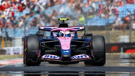 Franco Colapinto sufrió con el rendimiento de Alpine y terminó 15° en el GP de Hungría.