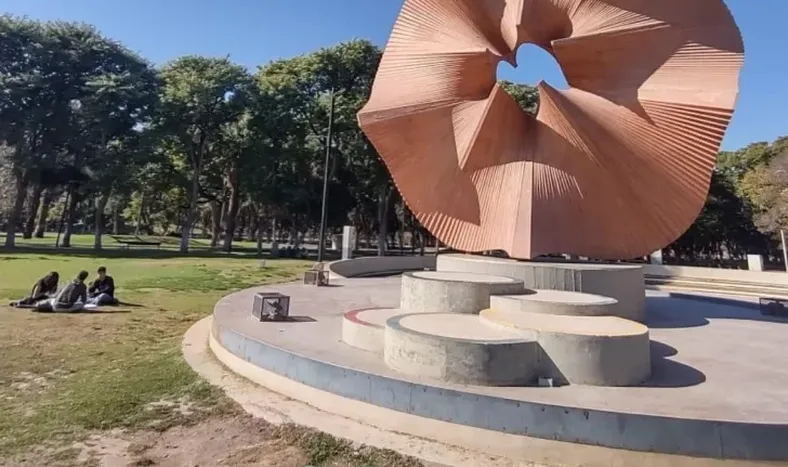 Clima en San Juan. Parque de Mayo.