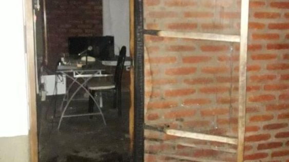 Ardió parte de una radio de Ullum: ¿se trató un incendio intencional?