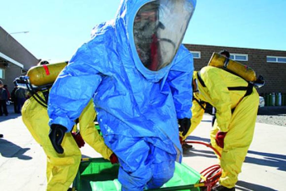 Se hizo el simulacro para probar rescatistas