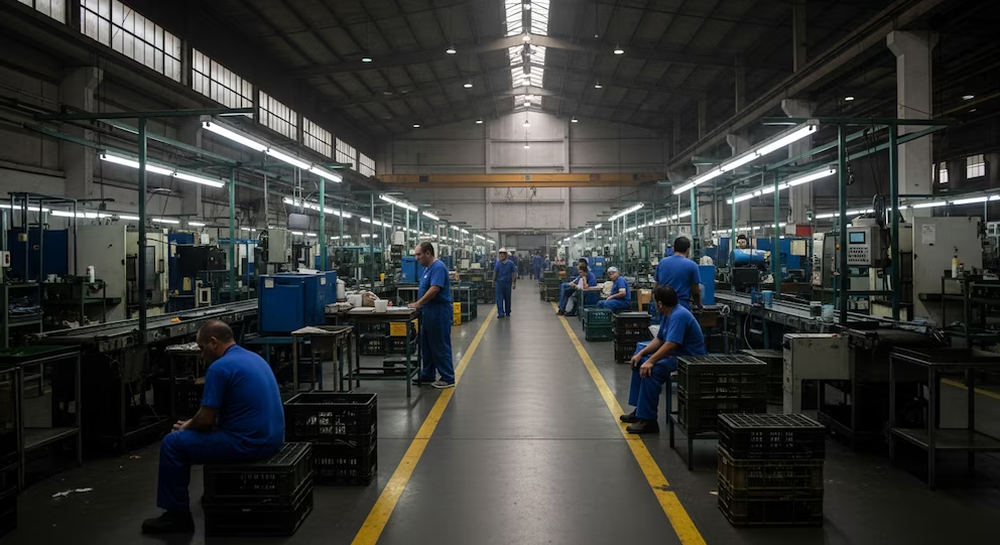 La industria sigue exhibiendo señales de freno, según la última encuesta de la UIA.