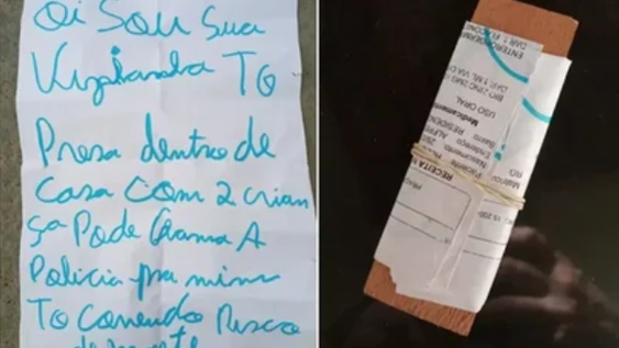 Su esposo la secuestró junto a sus dos hijas y se salvó por tirar una nota al patio de la vecina