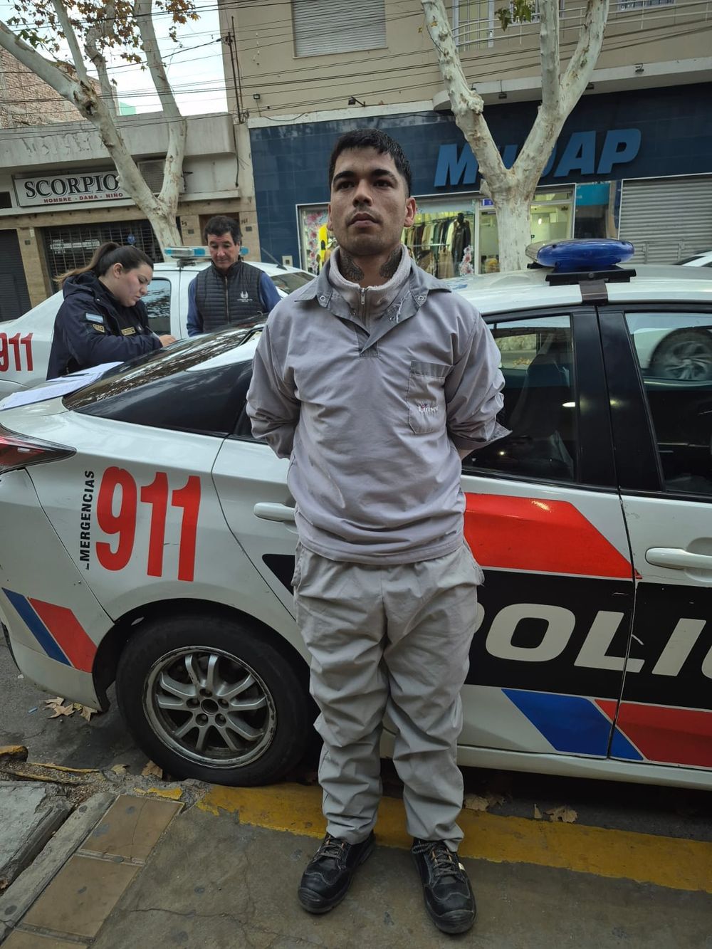 Ariel Armando Cortez, el joven detenido por intento de hurto en ANSES San Juan.&nbsp;