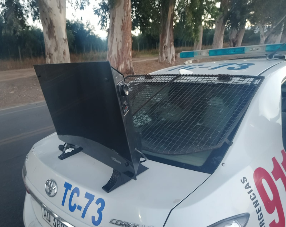 El caloventor fue trasladado a Comisaría 13°.