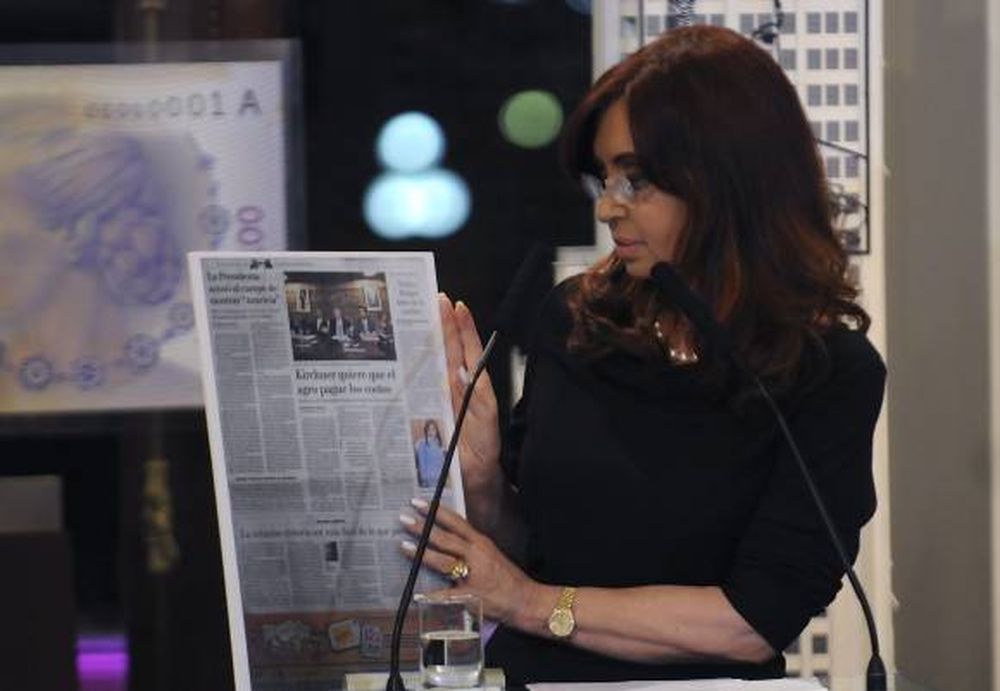CFK ironizó con denuncia a Báez