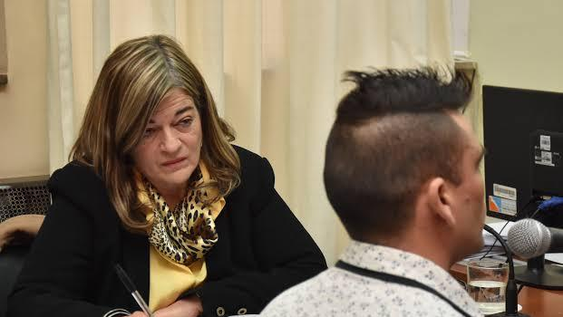 La defensora General, Mónica Sefair.-