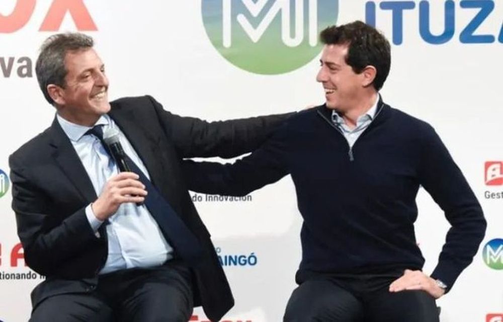 El simpático blooper que tuvo Massa con la tartamudez de Wado de Pedro