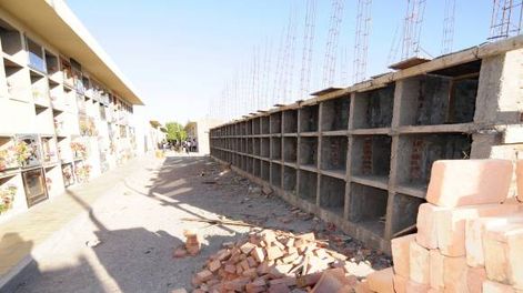Cementerio: 110 nichos nuevos