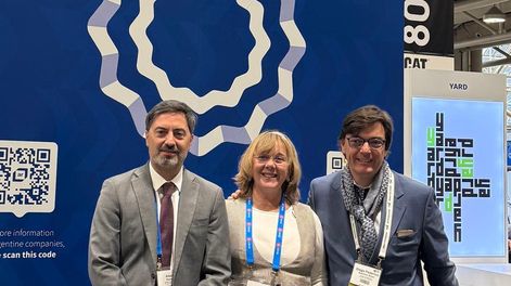 Alberto Rositano, Laura Róppolo y Diego Badaloni.