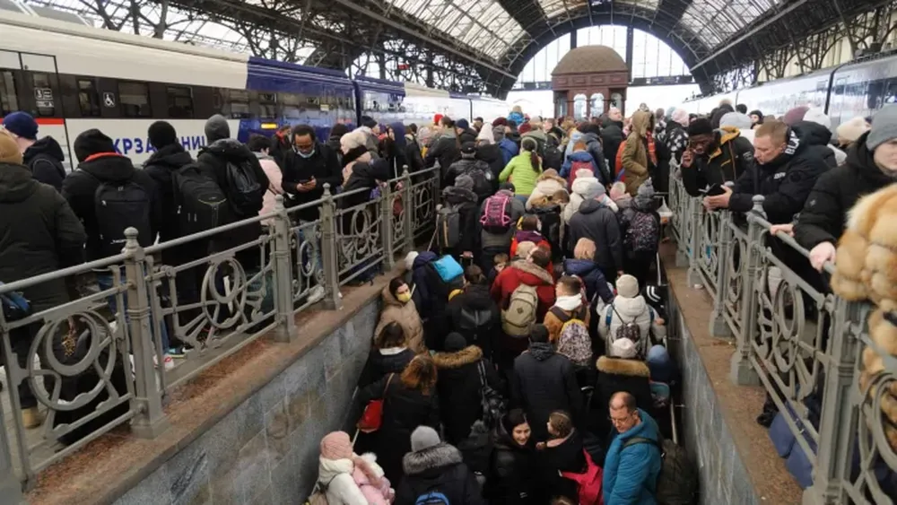 Más de 3,5 millones de personas huyeron de Ucrania en menos de un mes de guerra