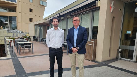 Matías Salcedo (responsable de financiamiento) y Nicolás Parrondo (vicepresidente) estuvieron durante los últimos días reuniéndose en San Juan con empresarios locales.&nbsp;