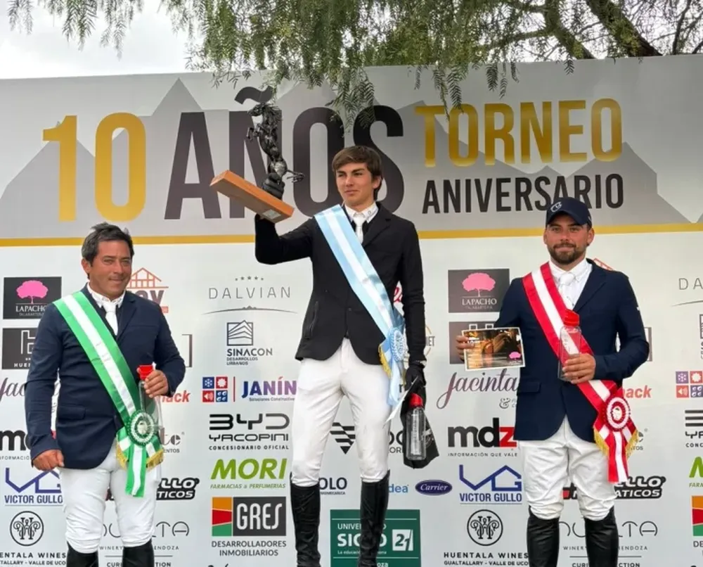 Destacada cosecha de la delegación sanjuanina en el Torneo de Saltos Hípicos de Mendoza