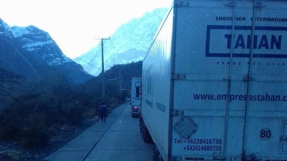 El paso a Chile por Mendoza fue reabierto para el transporte de cargas