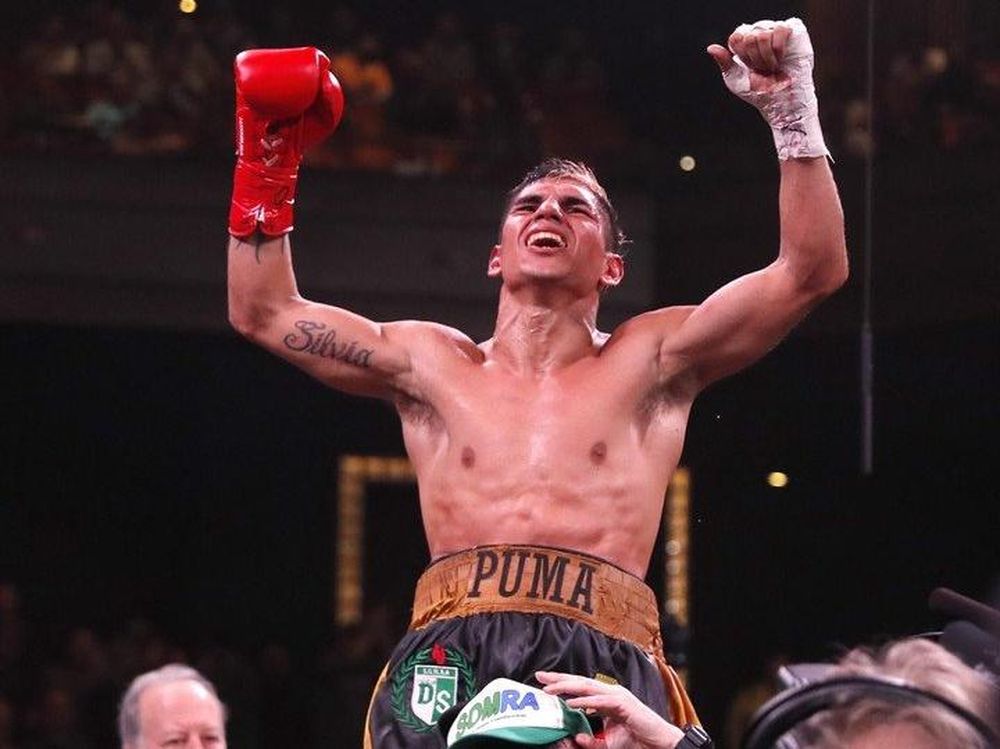El “Puma” Martínez, campeón del mundo en boxeo