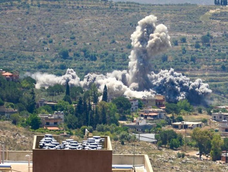 Israel lanzó ataques aéreos contra sur de Líbano.