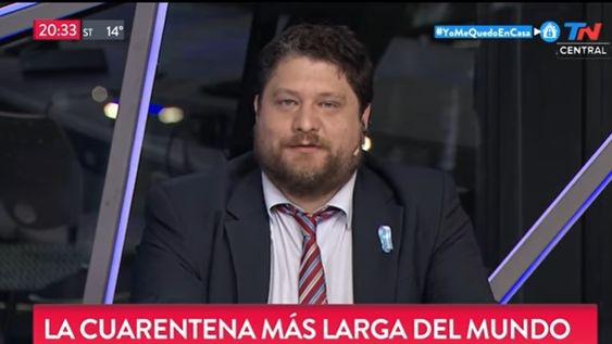 El insólito llanto en vivo de Wiñazki pidiendo el fin de la cuarentena