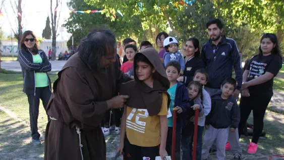 San Martín y sus soldados enseñaron a los chicos las estrategias de un combate