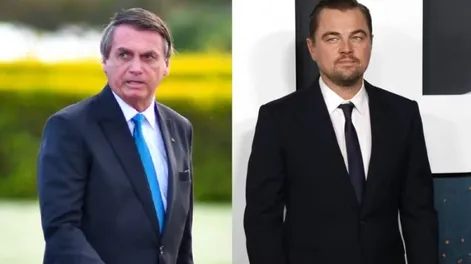 Jair Bolsonaro y Leonardo DiCaprio se cruzaron duro en las redes sociales