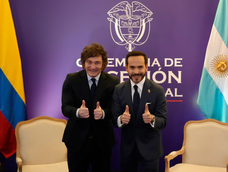 Javier Milei con Abelardo de la Espriella.